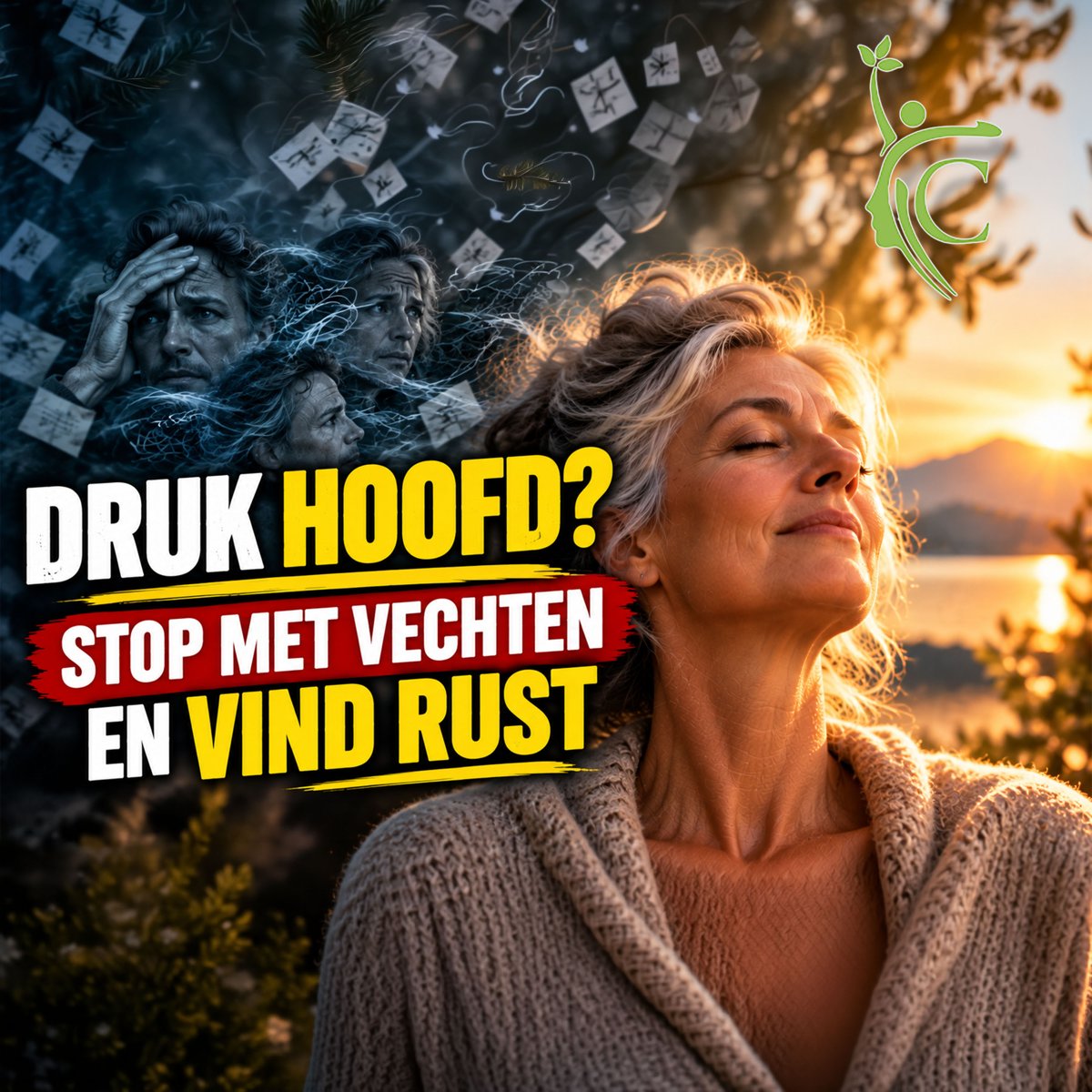 Zitmeditatie voor een druk hoofd: van onrust naar rust door open aandacht